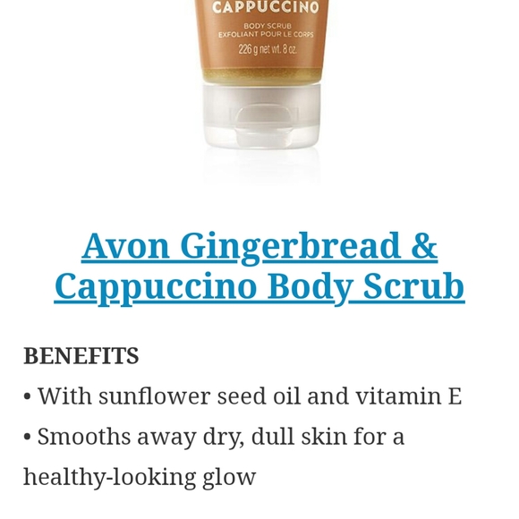 Avon Gingerbread & Cappuccino Body Scrub - Picture 2 of 2